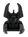 FAB Defense FXFBS Front Back-Up Sight for AR-15/ M16/ M4 Low Folded Profile Spring-Locked Deployment Black Polymer & Metal