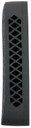 Pachmayr 00006 F325 Deluxe Field Recoil Pad Medium, Black w/White Line Rubber, Width 1.90 in