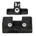 Trijicon 600988 Bright & Tough Night Sights- FN509 Black | Green Tritium White Outline Front Sight Green Tritium White Outline Rear Sight