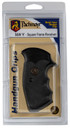 Pachmayr 03265 Gripper Professional Grip Checkered Black Rubber with Finger Grooves for S&W K/L Frame with Square Butt