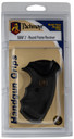 Pachmayr 03249 Gripper Grip Checkered Black Rubber with Finger Grooves for S&W J Frame with Round Butt