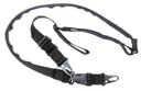 Tacshield T6030BK Warrior 2-in-1 Sling made of Black Webbing with HK Snap Hook & Padded Fast Adjust Design for, Rifle/Shotgun