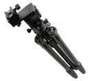 KOPF Jager KJ85004K K800 Tripod made of Carbon Fiber with Black Finish, Adjustable Reaper Rail, 4-Level Leg Extension, 21-87 Degree Pan & Tilt