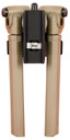 Magpul MAG1075FDE Bipod made of Aluminum with FDE Finish, Sling Stud Attachment, 6.30-10.30 in Vertical Adjustment & Rubber Feet for AR-Platform