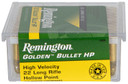 Remington 21278 Golden Bullet 22LR 36gr Plated Hollow Point 100 Per Box/50 Case Rimfire Ammunition
