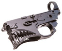 Sharps Bros SBLR01 Hellbreaker Stripped Lower Multi-Caliber Black Anodized Finish 7075-T6 Aluminum Material Compatible w/Mil-Spec AR-15 Internal Parts