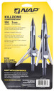 NAP NAP60997 Killzone Trophy Tip Rear Deploying Mechanical Broadhead 100 GR/ 3 Pack