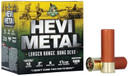 HEVI-Metal HS38006 HEVI-Metal Longer Range 12Gauge 3 in 1 1/4oz 6Shot 25 Per Box/10 Case, Shotgun Shells