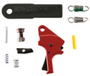 Apex Tactical 100055 Forward Set Sear & Trigger Kit Red Flat Trigger Fits S&W M&P