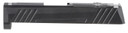 Grey Ghost Precision GGP365BLK1 GGP365 Version 1 Slide Fits Sig P365, Optic Cut Compatible w/Sig RomeoZero & Shield RMS-C, Aggressive Front & Rear Serrations, 17-4 Stainless Steel w/Black DLC Finish