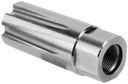 TacFire MZ10209MMSS Linear Compensator Stainless Steel with 1/2 in-36 tpi Threads, 2.05 in OAL & 0.87 in Diameter for 9mm Luger AR-Platform