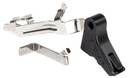 ZEV FFTPROBARSMBB Pro Trigger BAR Kit Black Hardcoat Anodized Flat Trigger Compatible w/Glock Gen1-4