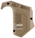 Recover Tactical MG9-02 Angled Mag Pouch Tan Polymer, Picatinny Rail Mount, Compatible w/ Glock