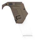 Recover Tactical MG9-02 Angled Mag Pouch Tan Polymer, Picatinny Rail Mount, Compatible w/ Glock