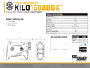 Sig Sauer Electro-Optics SOK16607 Kilo 1600 Graphite 6x22mm 2000 yds Max Distance OLED Display