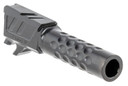 ZEV BBLZ365PRODLC Pro Replacement Barrel 9mm Luger 4.90 in Black DLC Finish 416R Stainless Steel Material with Dimples for Sig P365