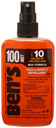Bens 00067080 100 Odorless Scent 3.40 oz Spray Repels Ticks & Biting Insects Effective Up to 10 hrs