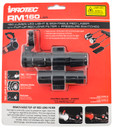 iProtec 6094 RM160LSR 5mW Red Laer with 650 nm Wavelengtht 160 Lumens LED Light Black Finish for Rail-Equipped Long Gunst Pistols (Except Subcompacts) Includes 2 Switches