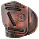 1791 Gunleather 4WH4VTGR 4 Way Concealed Carry Vintage Brown Leather, IWB/OWB Design & Size 04 for Glock 22 Right Hand