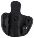 1791 Gunleather MOBH21SBLR BH2.1 Optic Ready OWB Size 2.1 Mossy Oak/Stealth Black Leather Belt Slide Compatible w/Glock 17/S&W M&P Shield/Springfield XD Right Hand, Holster