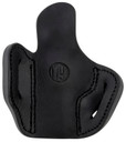 1791 Gunleather MOBH24SSBLR BH2.4S Optic Ready OWB Size 2.4 Mossy Oak/Stealth Black Leather Belt Slide Fits FN 509/Springfield XD-M/HK VP9SK Right Hand, Holster
