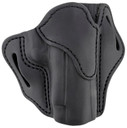 1791 Gunleather ORBH23SBLR BH2.3 Optic Ready Stealth Black Leather, OWB Open Top Design & Belt Lop for Walther PPQ & Glock 17 Right Hand