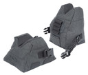 Allen 18417 Eliminator Prefilled Front and Rear Bag, Gray Polyester, Side Release Buckles, Weighs 4.50 lbs., 11.50 in L x 7.50 in H