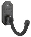 Allen 5652 Defender Hooks Black Steel Screw On 3.50 in Long 2 pk