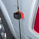 Allen 5657 Firearm & Fishing Rod Magnetic Holder Black/Red Magnet Holds 1, Rifle/Shotgun