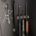 Allen 5658 Firearm & Fishing Rod Magnetic Holder Black Metal/Foam Holds 3, Rifle/Shotgun