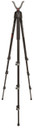 Bog-Pod 1100482 Folding Tripod Adrenaline made of Black Finish Aluminum with Foam Grip, Rubber Feet, 360 Degree Pan, 25 Degree Cant & 16-72 in Vertical Adjustment