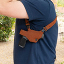 Galco CL2838R Classic Lite 2.0 Shoulder System Size Fits Chest Up To 56 in Natural Leather Fits Sig P365 Fits Sig P365XL Fits Sig P365 SAS Right Hand, Holster