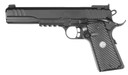 EAA GIRSAN 390600 MC1911 S Hunter Full Size Frame 10mm Auto 8+1, 6 in Black Steel Barrel, Black Serrated Stainless Steel Slide, Matte Black Steel Frame w/Beavertail & Picatinny Rail, Black Polymer Grip, Pistol