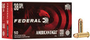 Federal AE38K American Eagle 38Special 130gr Full Metal Jacket 50 Per Box/20 Case Centerfire, Handgun Ammunition