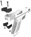 Recover Tactical GCH4301 Upper Charging Handle Compatible w/Glock 43, Black Polymer,
