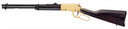 Rossi RL22181WDGLD2 Rio Bravo 22 LR 15+1 18 in Polished Black Barrel, Gold Finish Rec, Black Hardwood Stock, Rifle