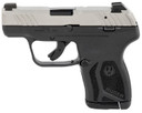Ruger 13720 LCP Max Compact 380 ACP 10+1 2.80 in Black Oxide Barrel, Savage Silver Cerakoate Serrated Steel Slide, Black Polymer Frame w/Serrated Trigger Guard Black Nylon Grips, Pistol