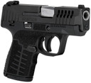 Savage Arms 67036 Stance 9mm Luger 3.20 in 7+1,10+1 Black Frame with MS Black Stainless Steel Ported Slide Black Interchangeable Backstrap Grip Tritium Night Sights Includes 2 Mags & Hard Case