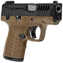 Savage Arms 67038 Stance 9mm Luger 3.20 in 7+1,10+1 Flat Dark Earth Frame with MS Black Stainless Steel Ported Slide Flat Dark Earth Interchangeable Backstrap Grip Includes 2 Mags & Hard Case