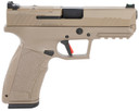 Tisas 15000105 PX-9 Gen3 Duty 9mm Luger 20+1 18+1 4.11 in Black Steel Barrel, FDE Cerakote Optic Cut/Serrated Steel Slide, FDE Polymer Frame w/Picatinny Rail, FDE Interchangeable Grip, Trigger Safety, Right Hand, Pistol