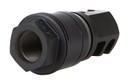 Sig Sauer SL76258X2490DEGM Clutch-Lok QD Muzzle Brake Black Stainless Steel with 5/8 in 24 tpi Threads for 7.62mm 90 Degree Taper