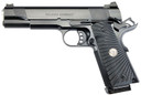 Wilson Combat CQBFS9 1911 CQB Full Size Frame 9mm Luger 10+1 5 in Match Grade Barrel, Black Serrated Carbon Steel Slide, Black Armor-Tuff Carbon Steel Frame w/Beavertail, Black G10 Starburst Grip, Pistol