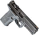 ZEV OZ9STDCOMG OZ9 Combat 9mm Luger 17+1 4.49 in Black PRO Match Steel Barrel, Black DLC Optic Cut/Serrated Stainless Steel Slide, Gray Polymer Frame w/Beavertail & Picatinny Rail, Gray Polymer Grip, Trigger Safety, Right Hand, Pistol