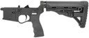 ET Arms Inc ETAGLOW201OMEGA Omega-15 Complete Lower, Polymer, Premium 6 Position ATI SR-1 Deluxe Stock, Rubber Overmolded Grip, Nano Composite Trigger, AR-15, Magazine Compatible