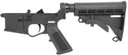 ET Arms Inc ETAGLOW201PCGENII Omega-15 Polymer Rec, Black 6 Position Collapsible M4 Stock, Black A2, Pistol Grip for AR-15