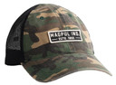 Magpul MAG1260964 Established Garment Trucker Hat Woodland Camo Adjustable Snapback OSFA Embroidered Patch Hat