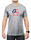 Magpul MAG1281030S Independence Icon Athletic Gray Heather Cotton/Polyester Short Sleeve Small Graphic T Shirt