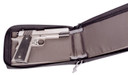 GPS Bags 1712BPB, Pistolero Backpack Black/Gray Holds 5Handguns