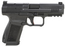 Canik HG5637N Mete SF Compact 9mm Luger 15+1 4.08 in Black Steel Barrel, Black Nitride Optic Ready/Serrated Slide, Black Polymer Frame w/Beavertail & Picatinny Rail, Pistol
