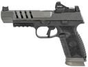 FN 66101462 509 LS Edge 9mm Luger 17+1, 5 in Black Target Crown Steel Barrel, Graphite PVD Lightening Cut/Long Slide/Optic Cut/Serrated Steel Slide & Polymer Frame w/Picatinny Rail, Black Interchangeable Backstrap Grip, Vortex Viper Red Dot, Pistol